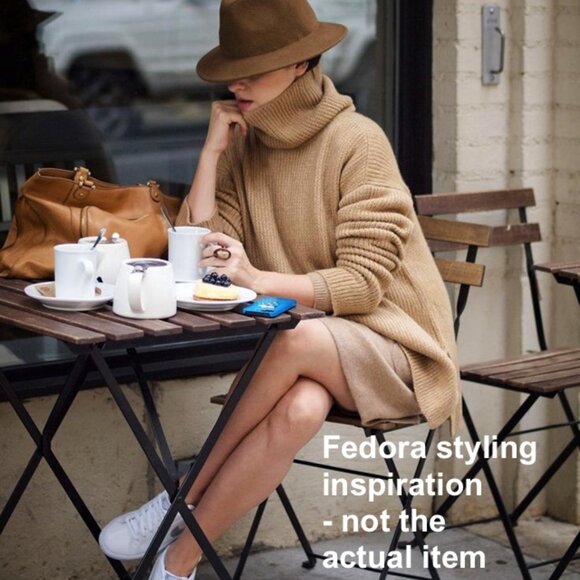 🇫🇷 Made in France Vintage Wool Fedora Hat – Unisex - Picture 13 of 13